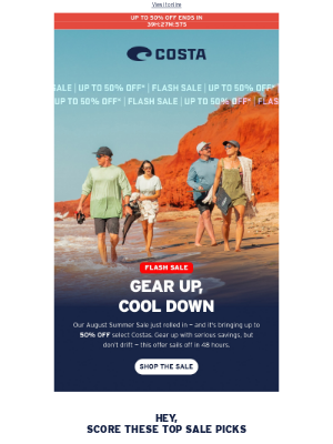 Costa Sunglasses - Flash Sale: Up to 50% OFF Costas