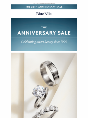 Blue Nile - Dearly Adorned, It’s Anniversary Sale