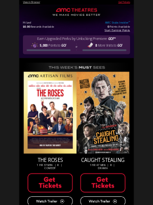 AMC Theatres - Leo, Your Weekly Ticket Is Here