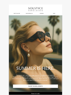Solstice Sunglasses - Hot Brands. Cool New Arrivals.