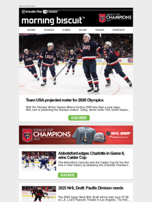 NHL - Your morning league news is here!