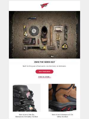 Red Wing Shoes - Tradesman | Boots that Earn Overtime