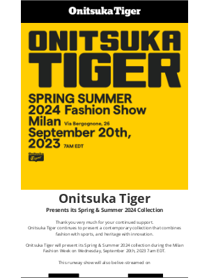 Onitsuka Tiger - Onitsuka Tiger Presents its SS 2024 Collection