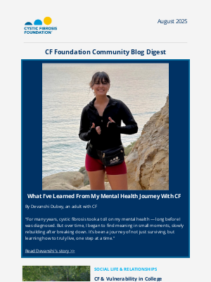 Cystic Fibrosis Foundation - CF Community Blog updates — Straight to your inbox!