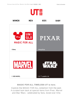 UNIQLO (Australia) - NEW TO UT | MAGIC FOR ALL TIMELESS UT