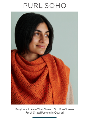 Purl Soho - Cast On For A Gorgeous, Beginner-Friendly Free Lace Pattern!