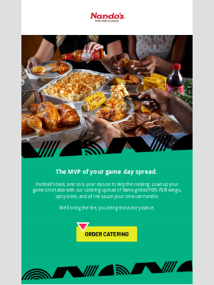 Nando's PERi-PERi - Warning: May cause touchdown dances 💃🌶️