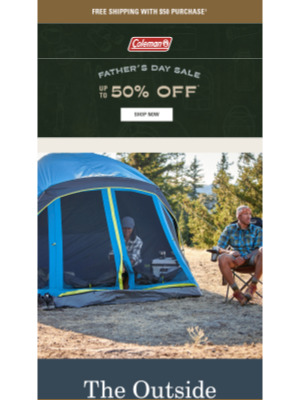 Coleman Company - Unplug and Recharge in the Outdoors