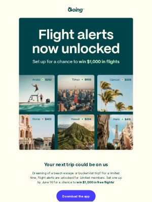 Scott’s Cheap Flights - New feature and your chance to win! 👀✈️