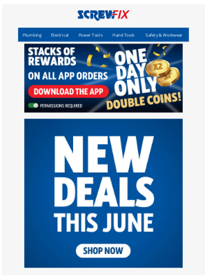 Screwfix (United Kingdom) - New deals this June 🔥 Grab ’em while you can!