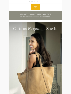Moore & Giles - 15% OFF Mother's Day picks + FREE GIFT!