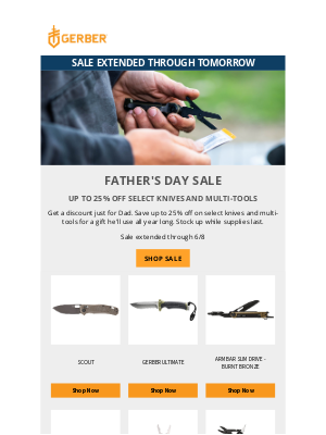 Gerber Gear - Sale Extended!