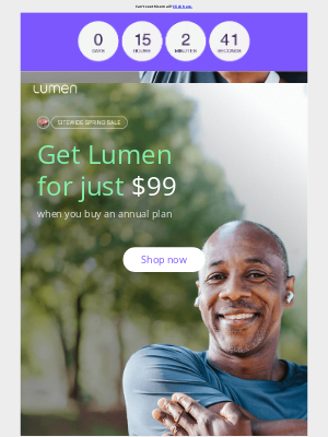 Lumen - Ends today ⏰ Last chance to get Lumen for $99 only!