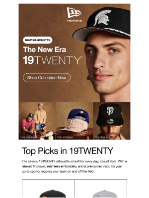 New Era Cap - The New 19TWENTY® Silhouette