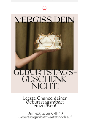 Triumph (Switzerland) - Vergiss dein Geburtstagsgeschenk nicht!