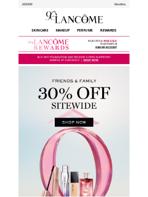 Lancome - New Arrivals Now 30% OFF!