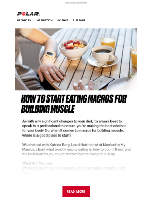 Polar - How to Start Eating Macros for Building Muscle | Polar Blog