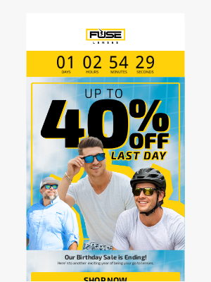 Fuse Lenses - Today's the Last Day for 40% Off!