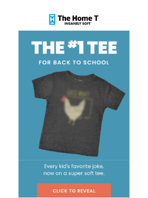 The Home T - The #1 tee for back to school... 🥁