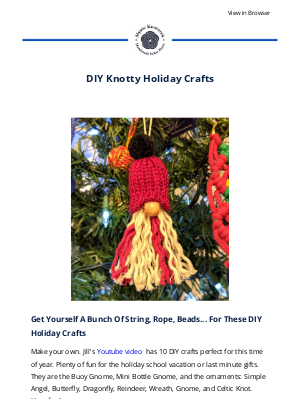 Mystic Knotwork - 10 Relaxing DIY Holiday Crafts, Mystic Cheer