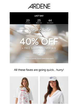 Ardene (Canada) - LAST DAY 🚨 UP TO 30% OFF