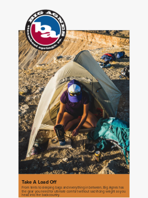 Big Agnes - Lighten Your Load