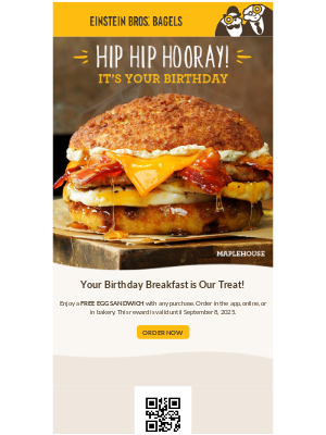 Einstein Bros. Bagels - Happy Birthday, Heather! 🎉