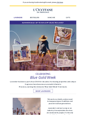 L'Occitane (United Kingdom) - Blue Gold Week: The Magic of Lavender Harvest