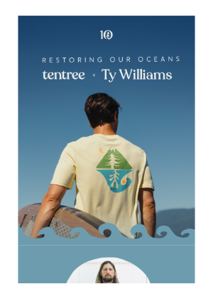 tentree - Meet the Artist: Ty Williams 🏄‍♂️🎨