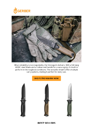 Gerber Gear - Strength You Can Count On