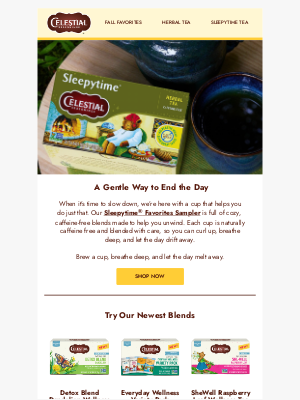 Celestial Seasonings - ✨ Ease into dreamland with Sleepytime®