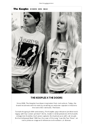 The Kooples - THE KOOPLES x THE DOORS