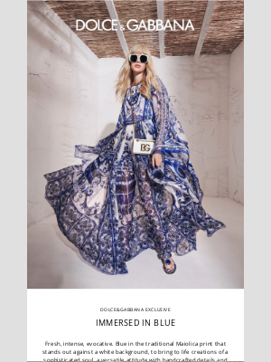 Dolce & Gabbana - Immersed in blue