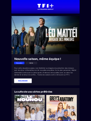 TF1 Replay (France) - Léo Mattéï, la nouvelle saison événement.