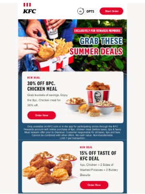 KFC - Sizzling Summer Savings 🔥
