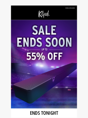 Klipsch - ENDS TONIGHT | Last Chance to save up to 55% OFF New Speakers!