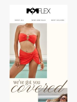 POPFLEX - Meet the Sunshine Swim Dress + Skort 🌞
