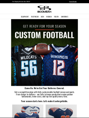 Boombah, Inc. - Ready for Your Football Season? So Are We.