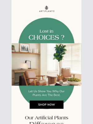 artiplanto - Lost in Choices? 🤔