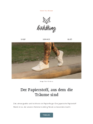 Wildling Shoes (United Kingdom) - Washi – der Papierstoff unserer Träume