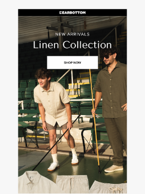 Bearbottom Clothing - NEW ARRIVALS: Linen Collection