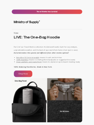 Ministry of Supply - Launching (and Explaining) the Travel Merino Hoodie