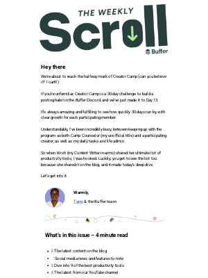 The Weekly Scroll: 9 productivity tools we recommend