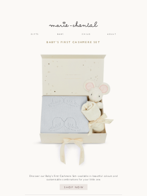 Marie-Chantal - Discover Our Baby's First Cashmere Sets