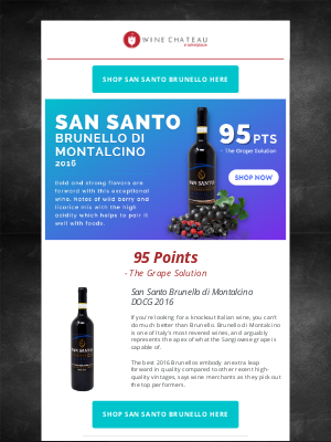 Wine Chateau - Re:  your 95 point brunello