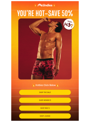 MeUndies - Hot People Get 50% Off