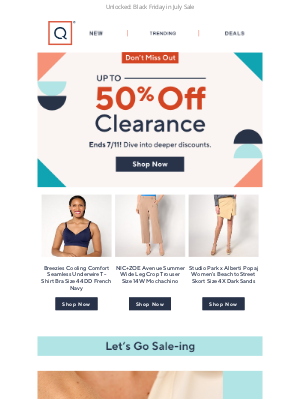 QVC - Still On! Up to 50% Off Clearance