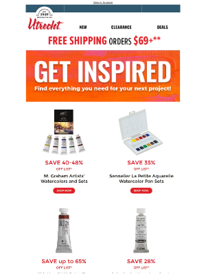 Utrecht Art Supplies - Materials for your next masterpiece... 🎨