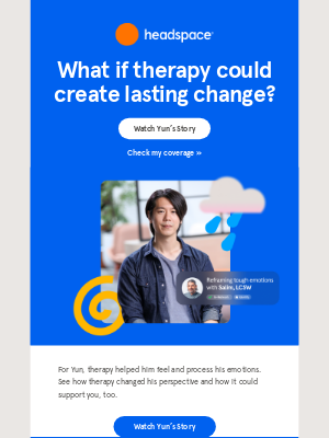 Therapy helped Yun express his emotions
