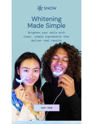 Snow - We made teeth-whitening simple.